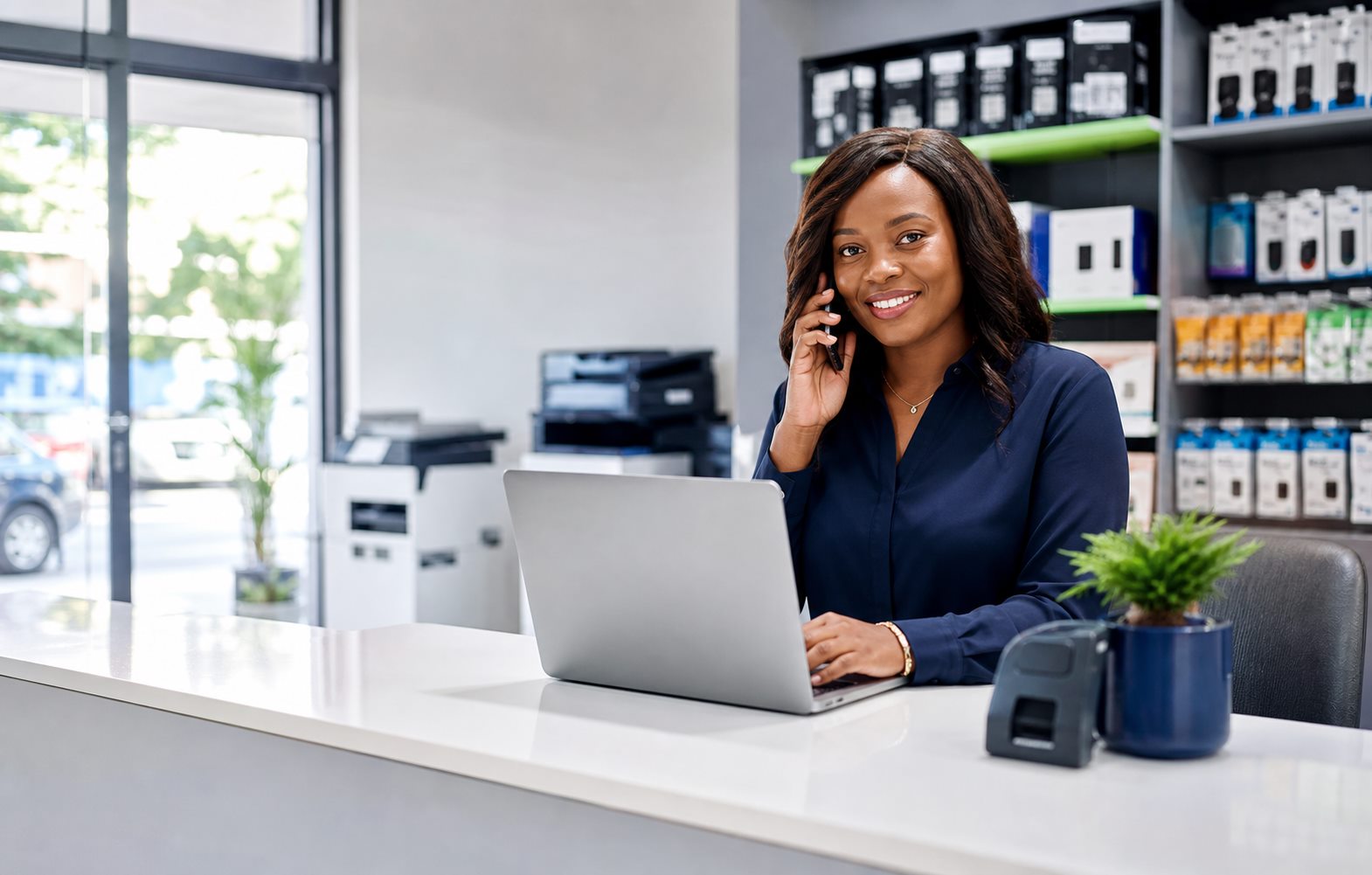 Conseillère EIEE Services disponible pour répondre aux demandes des clients